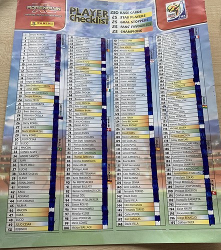 Panini south africa world - south, cup